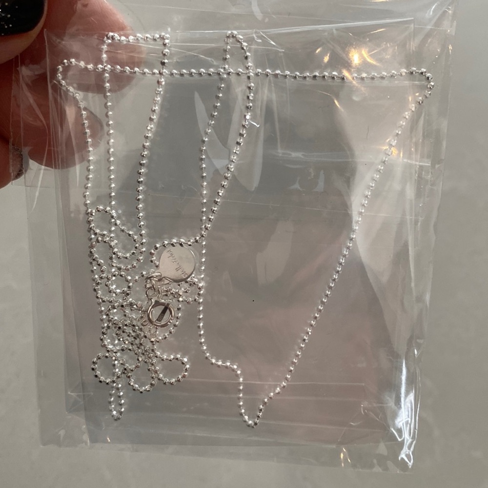 Stella & Dot delicate silver necklace. 30 inches